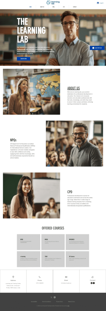 Nadeem Niyas - Website - Learning Lab